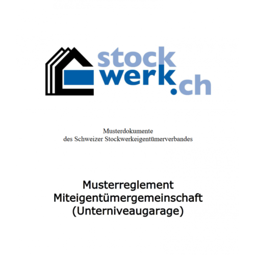 Musterreglement Miteigentum